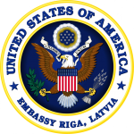ASV Vēstniecības Rīgā ģērbonis